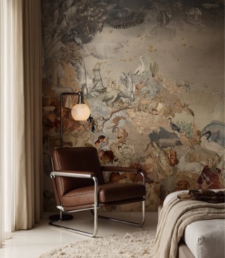 Tapeta Kingdom of All Creatures Sepia od Wallcolors