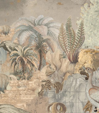 Kingdom of All Creatures Sepia wallpaper by Wallcolors