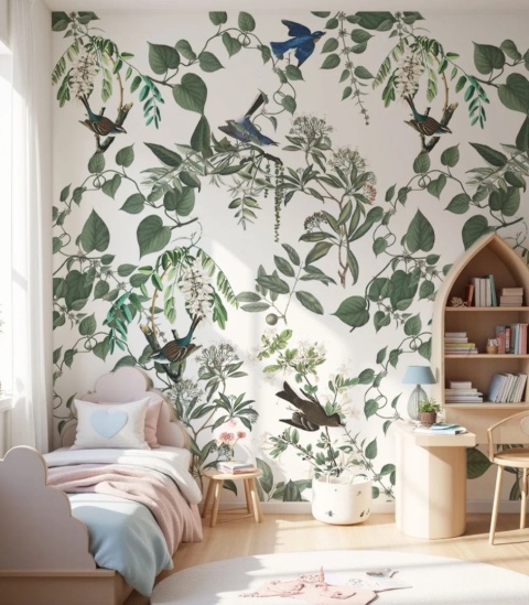 Tapeta Flying Birds od Wallcolors