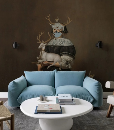 Tapeta Lady of the Stag od Wallcolors