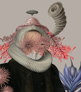 Lady Medusa Beige wallpaper by Wallcolors
