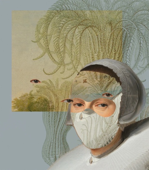 Tapeta Landscape Muse Blue od Wallcolors