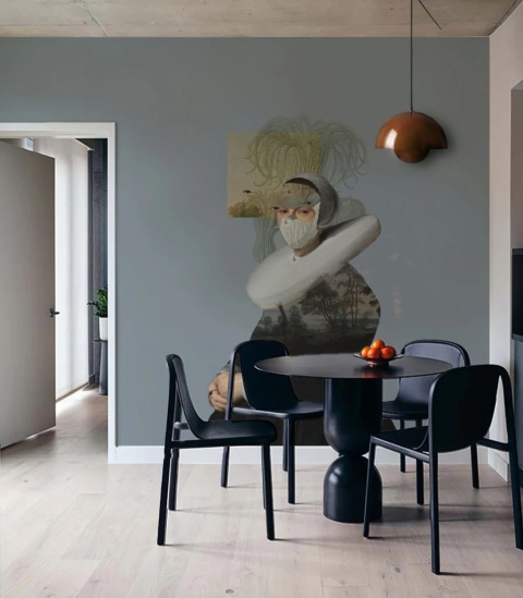 Tapeta Landscape Muse Blue od Wallcolors