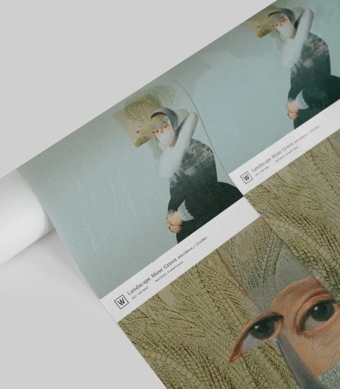 Tapeta Landscape Muse Green od Wallcolors