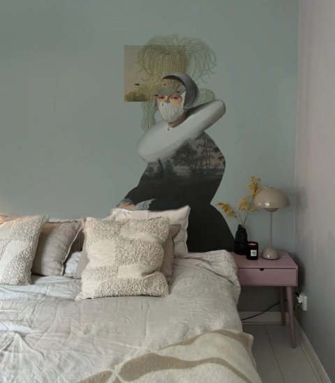 Tapeta Landscape Muse Green od Wallcolors