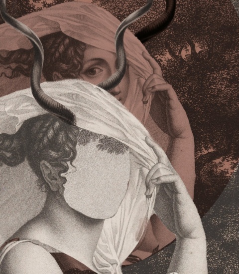 Tapeta Silent Goddess Terracota od Wallcolors