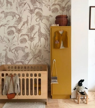 Safari Beige Tapete von Wallcolors