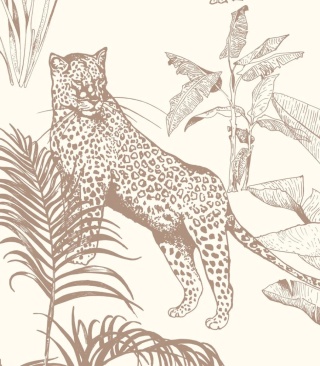Safari Beige Tapete von Wallcolors