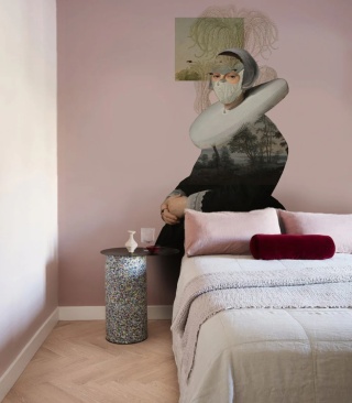Tapeta Landscape Muse Pink od Wallcolors