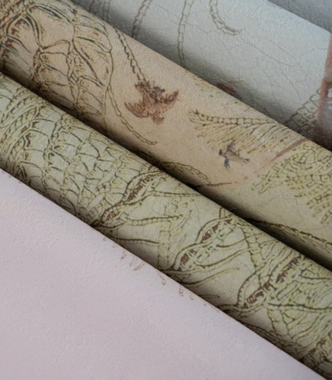 Tapeta Landscape Muse Pink od Wallcolors