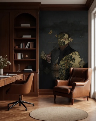 Tapeta Gentleman Moth od Wallcolors