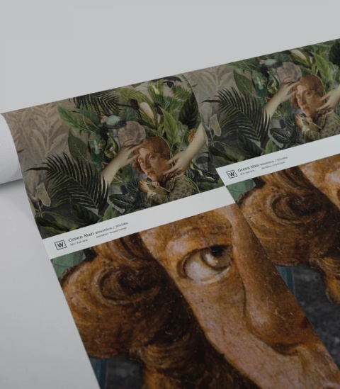 Green man Tapete von Wallcolors