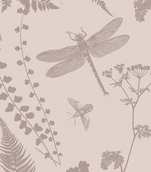 Tapeta Woodland Whisper Light Pink od Wallcolors