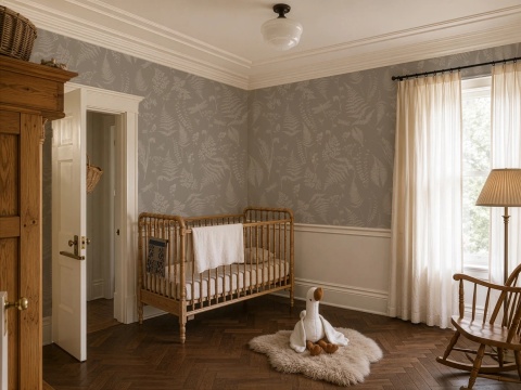 Tapeta Woodland Whisper Beige od Wallcolors
