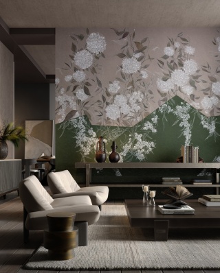 Flos wallpaper from Wonderwall Studio