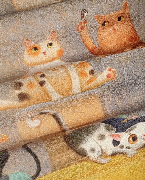 Tapeta ścienna Kitty Kitty od Wonderwall Studio Art. 35 0846 01
