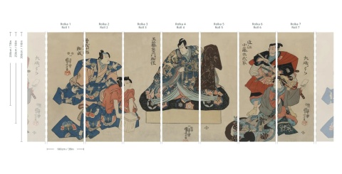 Tapeta Timeless Kabuki od Wallcolors