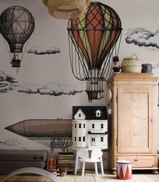 Tapeta Balloons od Wallcolors