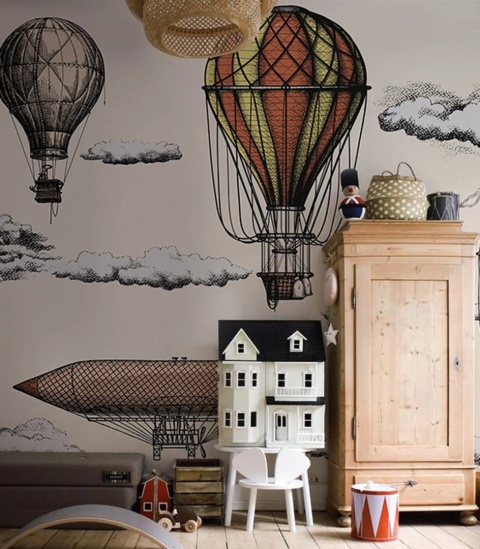 Tapeta Balloons od Wallcolors