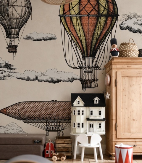 Tapeta Balloons od Wallcolors