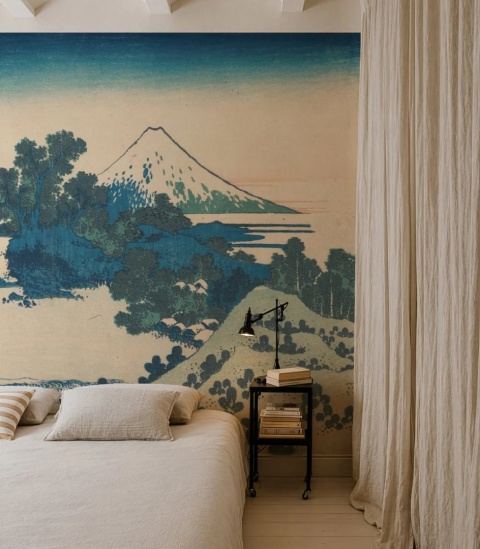 Tapeta Soft Mist of Fuji od Wallcolors