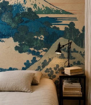 Tapeta Soft Mist of Fuji od Wallcolors