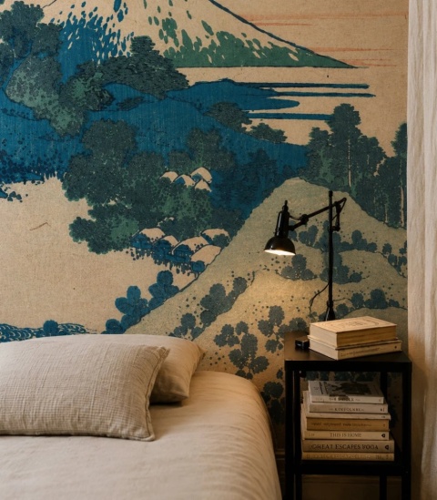 Tapeta Soft Mist of Fuji od Wallcolors