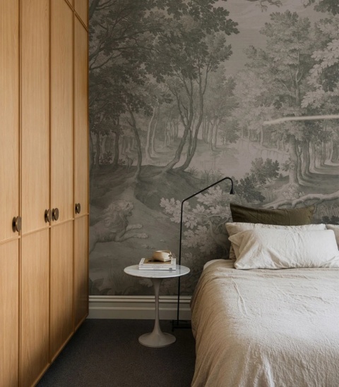 Tapeta Timeless Trees Green od Wallcolors