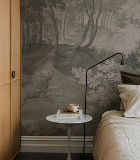 Tapeta Timeless Trees Green od Wallcolors