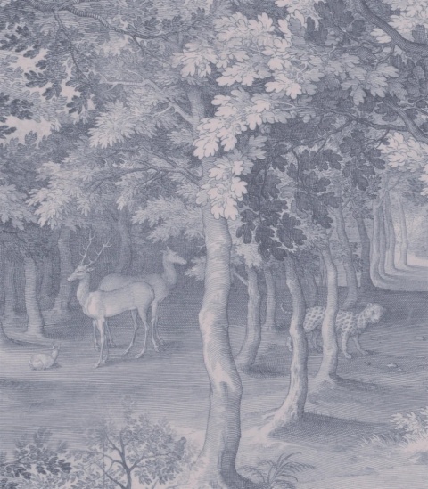 Tapeta Timeless Trees Blue od Wallcolors