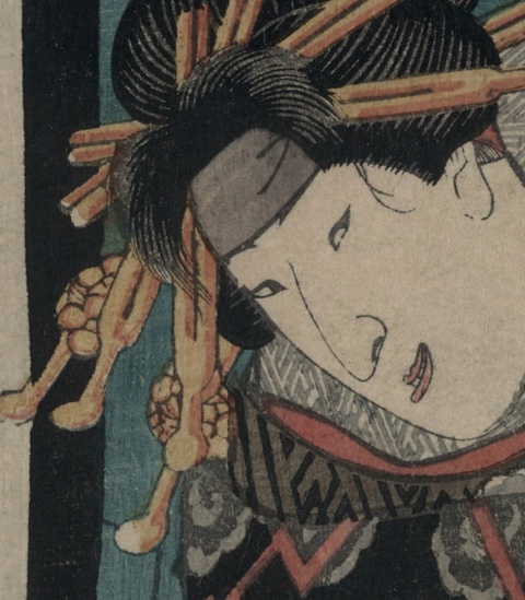Kabuki Encounter Tapete von Wallcolors