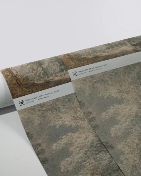 Tapeta Watercolor Grove od Wallcolors
