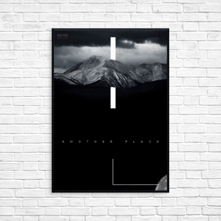 Mountains black graphics