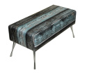 Old Wood upholstered bench 100 cm