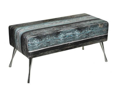 Old Wood upholstered bench 100 cm