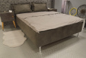 Underground Upholstered bed - natural leather