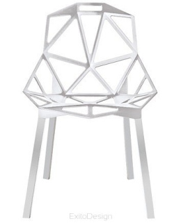 Nowoczesne krzesło inspirowane ONE White
