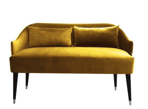 EMI Velvet gold sofa