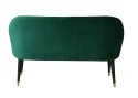 Emi velvet bottle green upholstered sofa