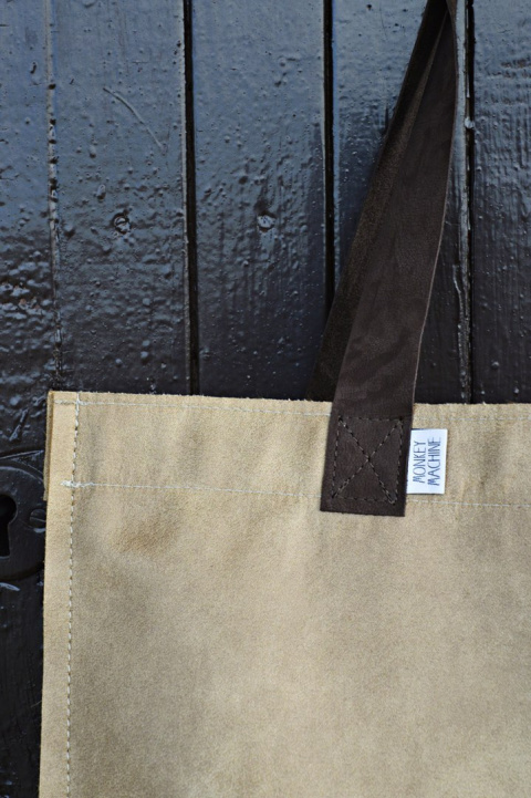 Mr.m Vintage cappuccino bag, natural leather