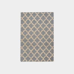 Wełniany dywan / ręcznie tkany / Moroccan trellis grey