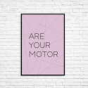 Zestaw 3 grafik You are Your Motor