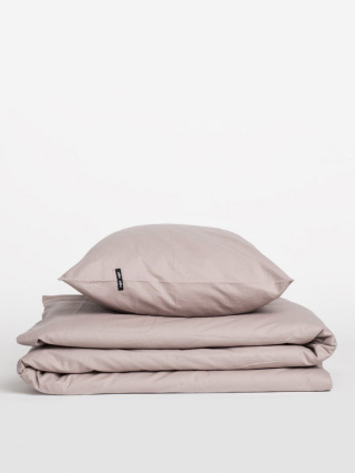 Bed linen with cotton (dirty pink)