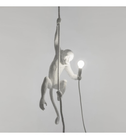 Monkey Seletti lamp - white ceiling version