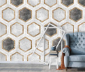 Wallpaper wall Honeycomb
