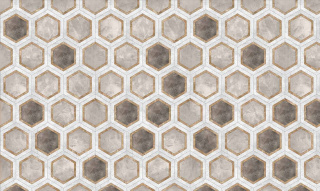 Wallpaper wall Honeycomb