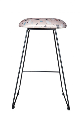 Bar Chair footstool Terrazzo pink