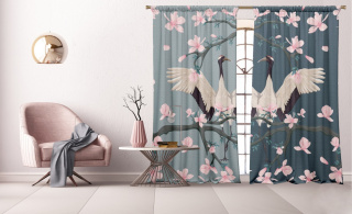 A set of curtains Hanami