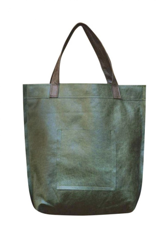 Torba Mr.m Vintage green skóra naturalna