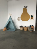 TEEPEE TENT WITH FLAX GREEN